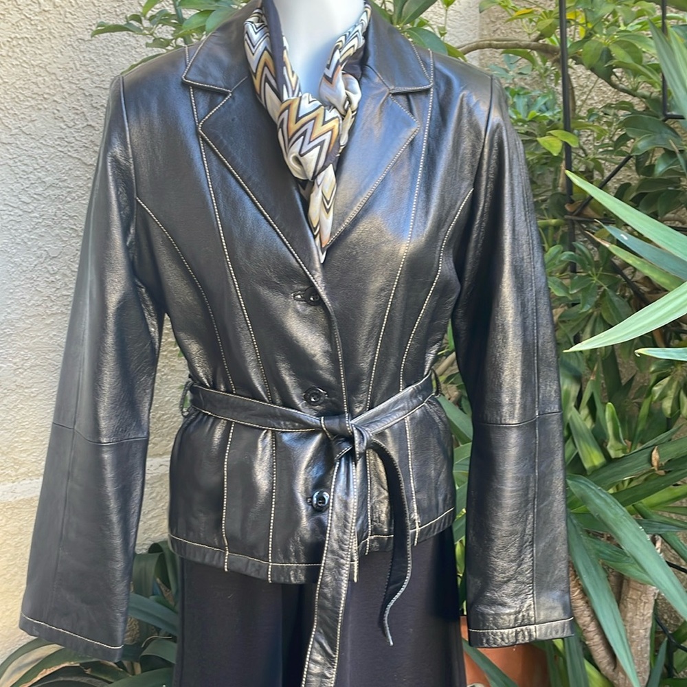 New vintage dark brown Maxima Wilsons Leather jacket